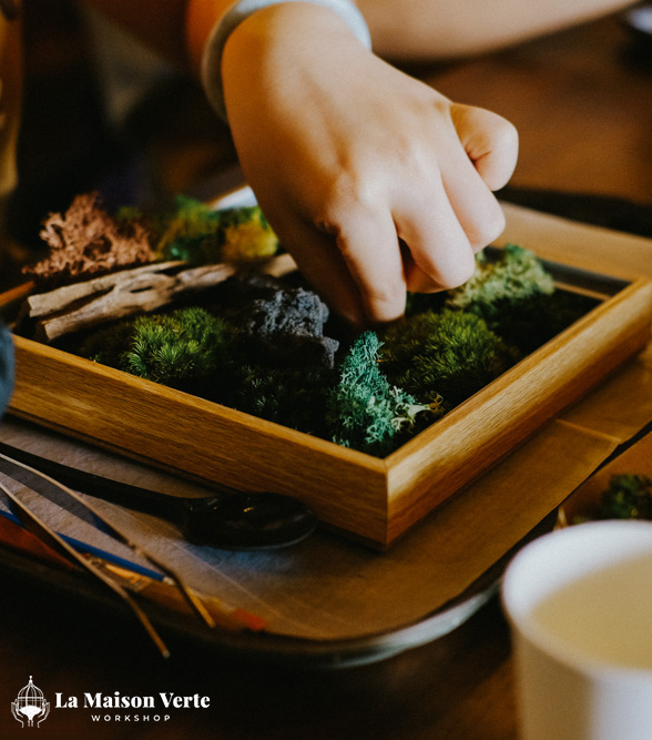 Moss Art Workshop - La Maison Verte Workshop