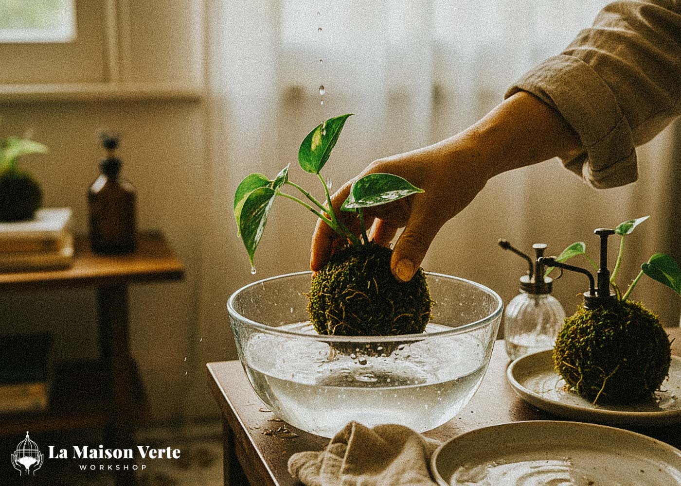Vì Sao Kokedama Phù Hợp Với Lối Sống Đô Thị? | La Maison Verte WS