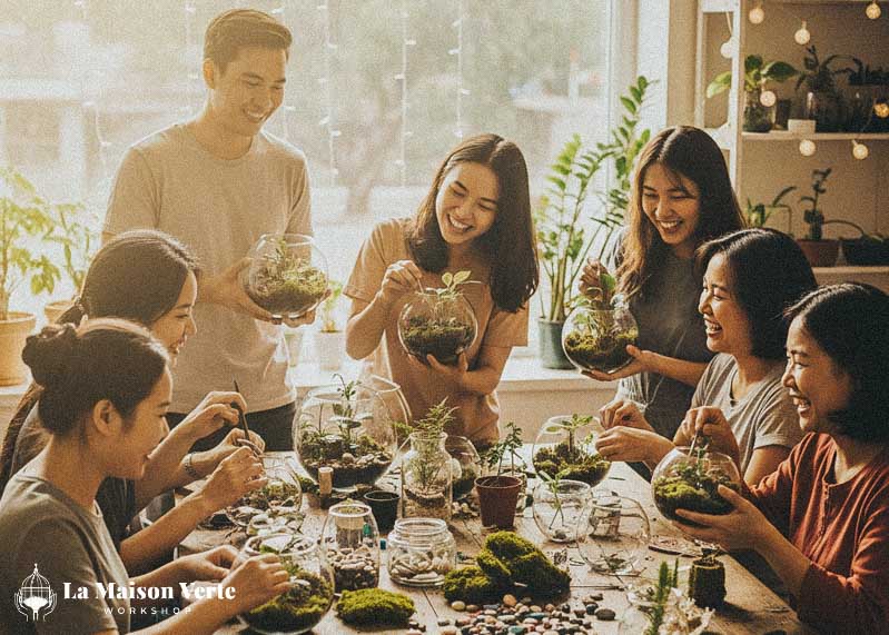 Sống xanh sống khỏe - những lợi ích terrarium mang đến cho bạn về sức khỏe tinh thần | La Maison Verte WS