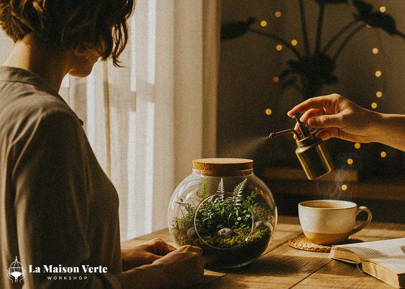 Sống xanh sống khỏe - những lợi ích terrarium mang đến cho bạn về sức khỏe tinh thần | La Maison Verte WS