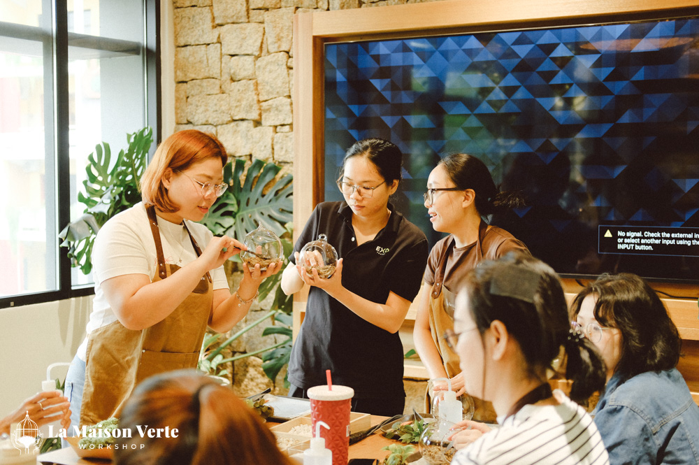Nhật ký Terrarium Workshop 6/3/2026 | La Maison Verte Worksho