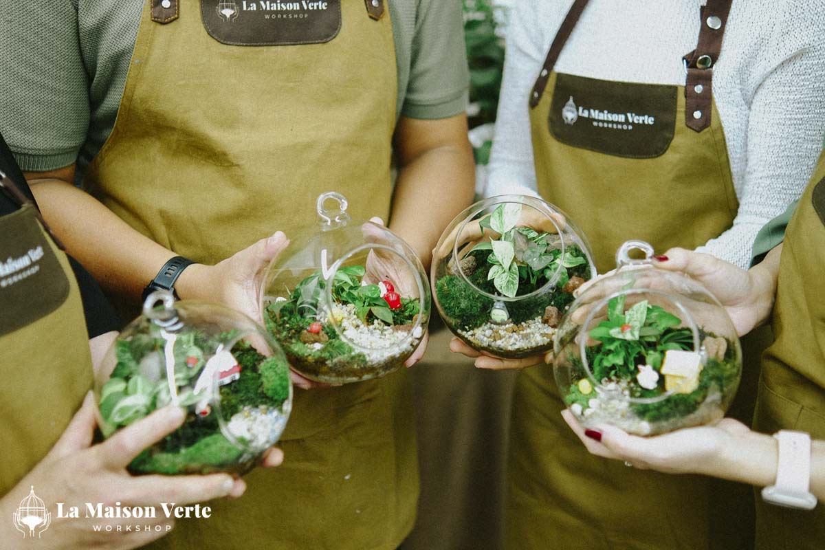 Nhật ký Terrarium Workshop | La Maison Verte Workshop x Kido