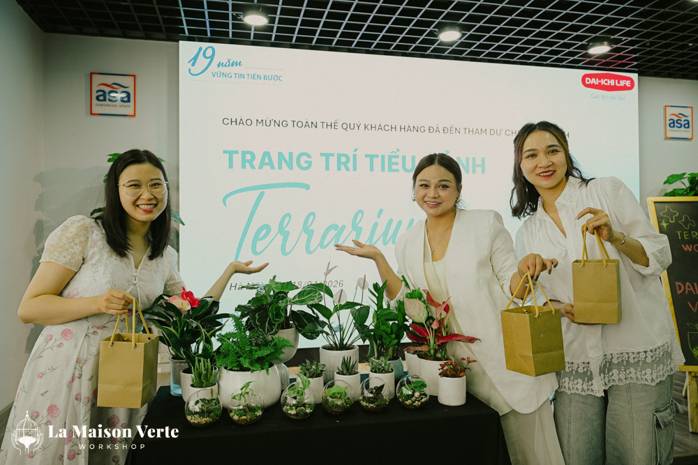 Nhật Ký Terrarium Workshop 18/04/2026 | La Maison Verte Works