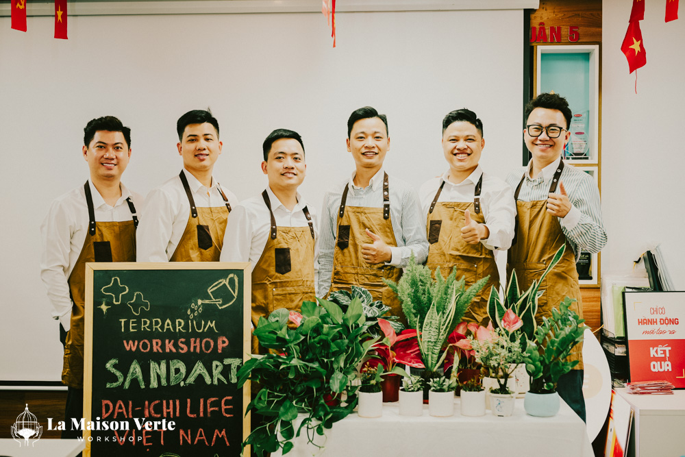 Nhật ký Workshop Terrarium Sand Art 23/05/2026 | La Maison Verte Workshop x Dai-ichi Life Hà Nội